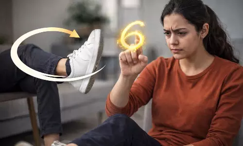 Brain Challenge: 99% ఫెయిల్..! కుడి పాదం సవ్యదిశలో గుండ్రంగా తిప్పుతూ.. కుడి చేత్తో 6 రాయగలరా?