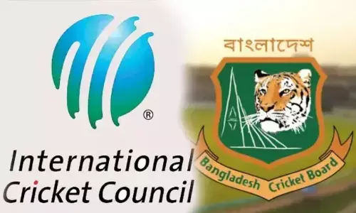 T20 World Cup 2026: బంగ్లాదేశ్కు ఐసీసీ డబుల్ షాక్: టోర్నీ నుంచే కాదు.. భారత్కు జర్నలిస్టుల రాకపై కూడా వేటు! T20 World Cup 2026: బంగ్లాదేశ్కు ఐసీసీ డబుల్ షాక్: టోర్నీ నుంచే కాదు.. భారత్కు జర్నలిస్టుల రాకపై కూడా వేటు!