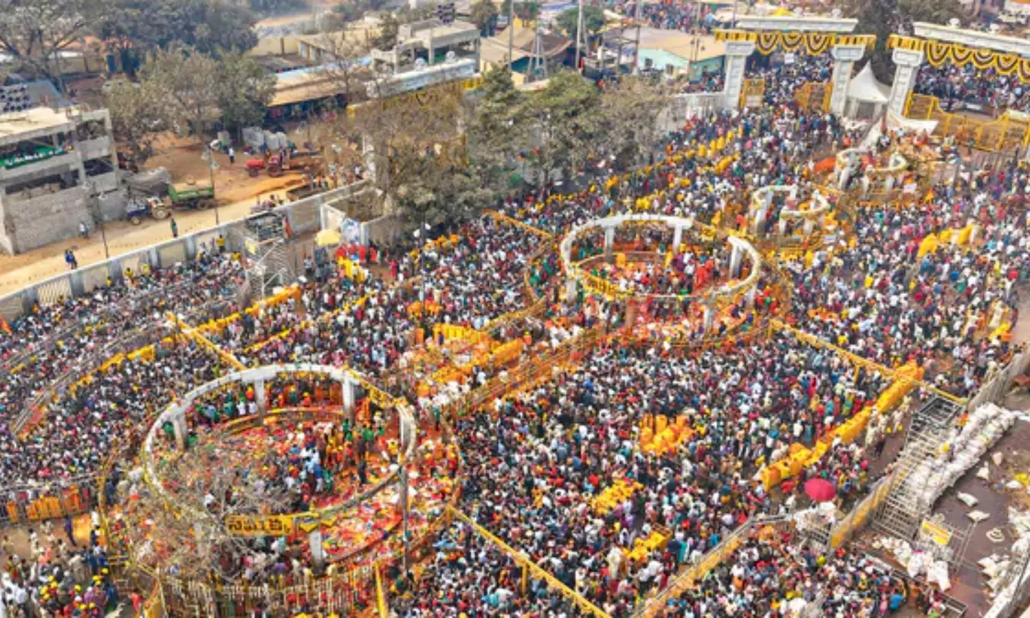 Medaram: తుది ఘట్టానికి చేరుకున్న మేడారం మహాజాతర Medaram: తుది ఘట్టానికి చేరుకున్న మేడారం మహాజాతర