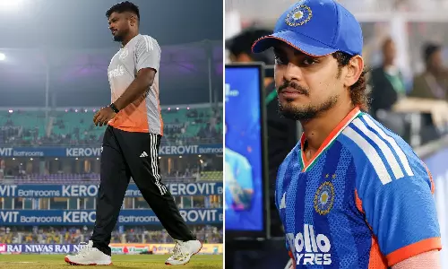 India vs NZ 5th T20: టీమిండియాలో భారీ మార్పులు..సంజూ శాంసన్కు ఉద్వాసన? ఇషాన్ కిషన్ రీ-ఎంట్రీ ఫిక్స్ India vs NZ 5th T20: టీమిండియాలో భారీ మార్పులు..సంజూ శాంసన్కు ఉద్వాసన? ఇషాన్ కిషన్ రీ-ఎంట్రీ ఫిక్స్