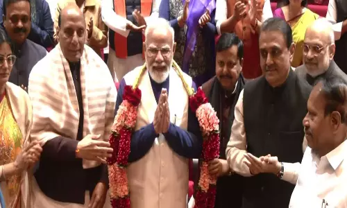 PM Modi: భారత్-అమెరికా వాణిజ్య ఒప్పందం: ప్రధాని మోదీకి ఎన్డీఏ ఎంపీల ఘన సన్మానం