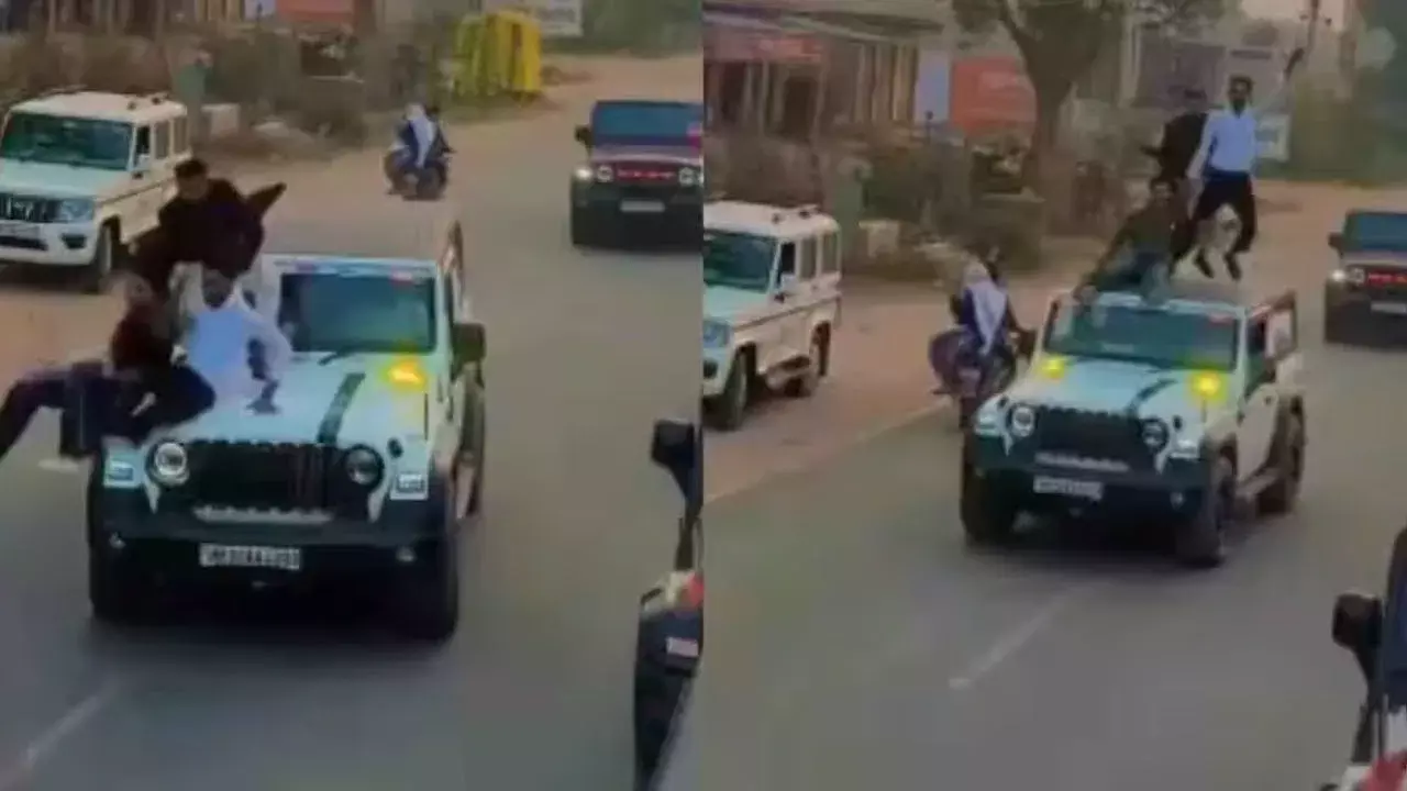 Viral Video : యముడి కళ్లముందు నుంచి జస్ట్ మిస్సయ్యారు అంతే..రీల్స్ పిచ్చితో వీళ్లు చేసిన పనికి నెటిజన్లు షాక్