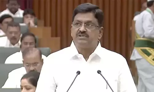 AP Budget 2026-27: ప్రయాణికులకు శుభవార్త.. 11 నగరాల్లో 750 ఎలక్ట్రిక్ బస్సులు! AP Budget 2026-27: ప్రయాణికులకు శుభవార్త.. 11 నగరాల్లో 750 ఎలక్ట్రిక్ బస్సులు!