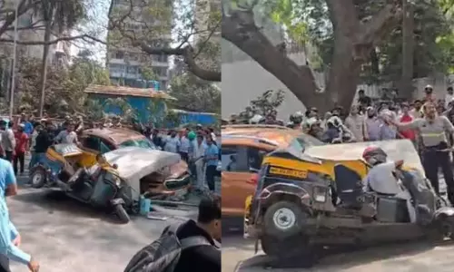 Mumbai Metro Pillar Collapse: నిర్మాణంలో ఉండగానే కూలిన మెట్రో పిల్లర్..!