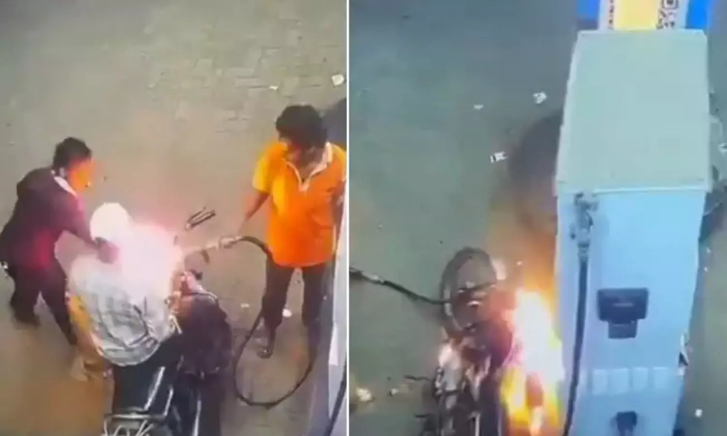 Viral Video: బుద్ధి చెప్పబోతే బంకుకే నిప్పు.. సిగరెట్ వద్దన్నందుకు పెట్రోల్ ట్యాంక్లోకి లైటర్ విసిరేసిన ఉన్మాది! Viral Video: బుద్ధి చెప్పబోతే బంకుకే నిప్పు.. సిగరెట్ వద్దన్నందుకు పెట్రోల్ ట్యాంక్లోకి లైటర్ విసిరేసిన ఉన్మాది!