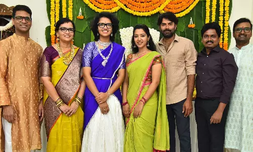 గ్రాండ్‌గా ప్రారంభమైన ‘హన్సి ప్రొడక్షన్స్’ తొలి చిత్రం.. యూత్‌ఫుల్ లవ్ డ్రామాతో వస్తున్న రఘువర్ధన్ కోట్ల!