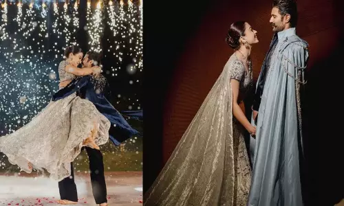 Virosh: విజయ్ - రష్మిక సంగీత్ హంగామా.. స్టేజ్‌పై స్టెప్పులతో అదరగొట్టిన కొత్త జంట!