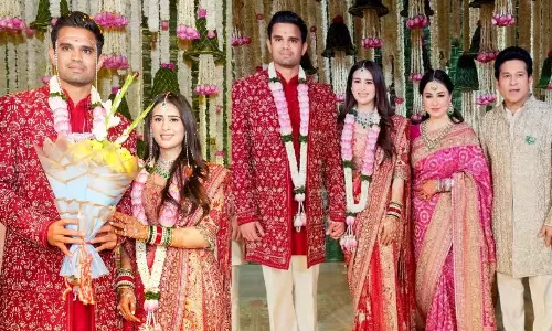 Arjun Tendulkar Wedding: సచిన్ టెండూల్కర్ కుమారుడు అర్జున్ టెండూల్కర్, సానియా చందోక్ వివాహం ముంబైలో వైభవంగా జరిగింది.