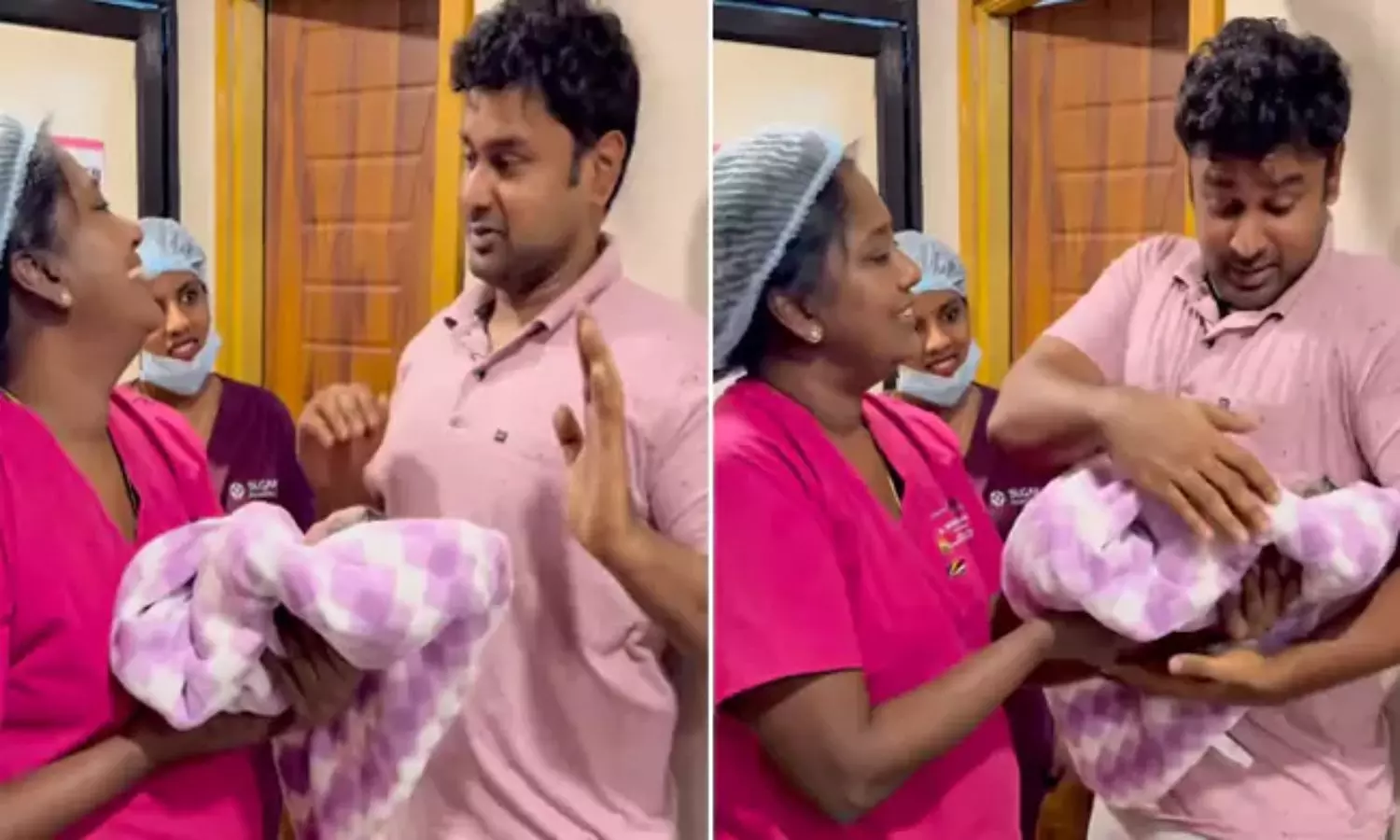 Viral Video: నాన్న తొలి స్పర్శ.. కన్నీటి ఆనందం! సోషల్ మీడియాను షేక్ చేస్తున్న తండ్రి-బిడ్డల ఎమోషనల్ వీడియో..! Viral Video: నాన్న తొలి స్పర్శ.. కన్నీటి ఆనందం! సోషల్ మీడియాను షేక్ చేస్తున్న తండ్రి-బిడ్డల ఎమోషనల్ వీడియో..!