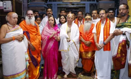 Shiv Pratap Shukla: శ్రీశైలం మల్లన్నసేవలో తెలంగాణ గవర్నర్ శివ్ ప్రతాప్ శుక్లా దంపతులు