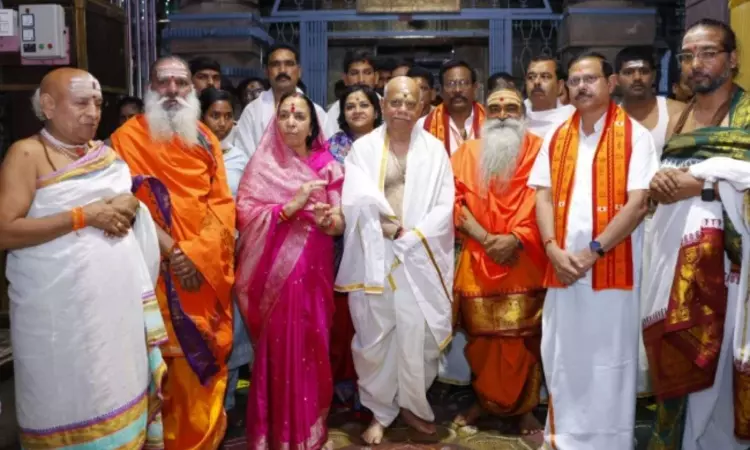 Shiv Pratap Shukla: శ్రీశైలం మల్లన్నసేవలో తెలంగాణ గవర్నర్ శివ్ ప్రతాప్ శుక్లా దంపతులు