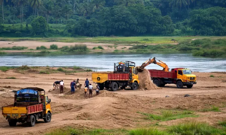 Illegal Sand Mafia: మిర్యాలగూడలో ఇసుక మాఫియా దందా.. బ్లాక్ మార్కెట్‌లో టన్ను రూ.7వేలు