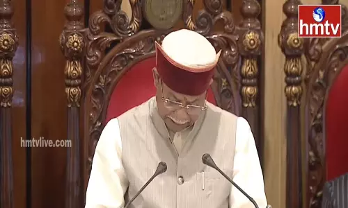 Telangana Assembly Sessions: అసెంబ్లీ సమావేశాలు ప్రారంభం.. తెలుగులో ప్రసంగించిన గవర్నర్ శివప్రతాప్ శుక్లా! Telangana Assembly Sessions: అసెంబ్లీ సమావేశాలు ప్రారంభం.. తెలుగులో ప్రసంగించిన గవర్నర్ శివప్రతాప్ శుక్లా!