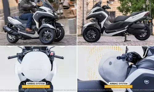 Yamaha Tricity 300 airbag