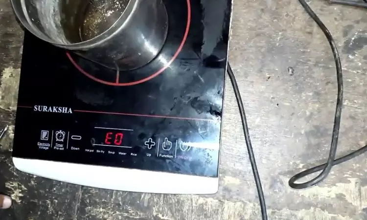 Induction stove error codes