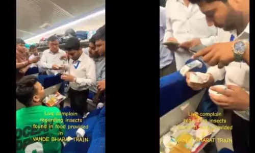 Vande Bharat Food: ప్రీమియం ట్రైన్ వందే భారత్ రైలులో పురుగులతో ఉన్న పెరుగు