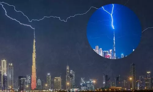 Burj Khalifa Struck by Massive Lightning Viral Video & Safety Secrets Revealed