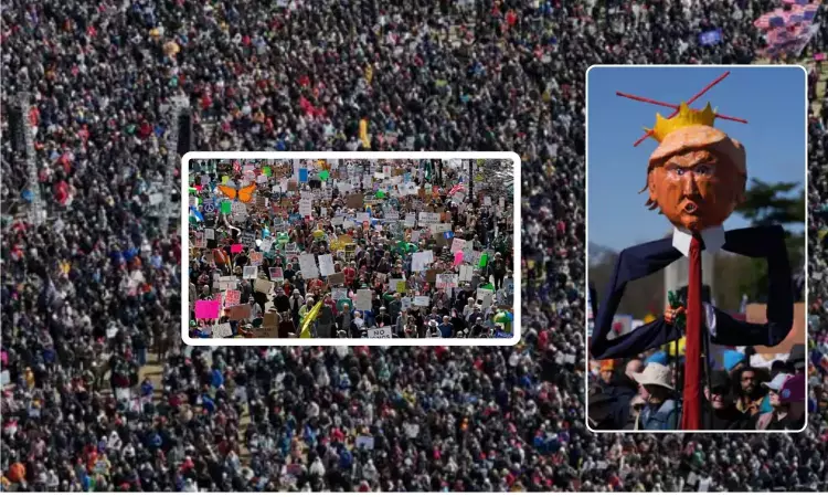 No Kings Rally: అమెరికాలో అధ్యక్షుడు డోనాల్డ్ ట్రంప్ పై నిరసన పెరుగుతోంది