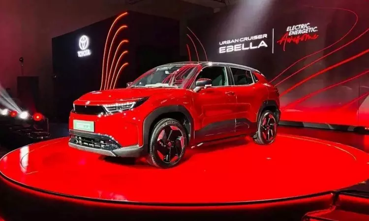 Toyota urban cruiser ebella electric suv launch price range india Toyota urban cruiser ebella electric suv launch price range india