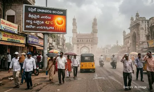April Weather: ఏప్రిల్ నెలలో తెలుగు రాష్ట్రాల్లో ఉష్ణోగ్రతలు పెరగనున్నాయని ఐఎండీ వెల్లడించింది. April Weather: ఏప్రిల్ నెలలో తెలుగు రాష్ట్రాల్లో ఉష్ణోగ్రతలు పెరగనున్నాయని ఐఎండీ వెల్లడించింది.