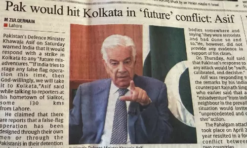 Pakistans Kolkata Threat Pakistans Kolkata Threat