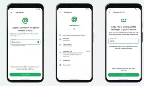 WhatsApp Username Feature