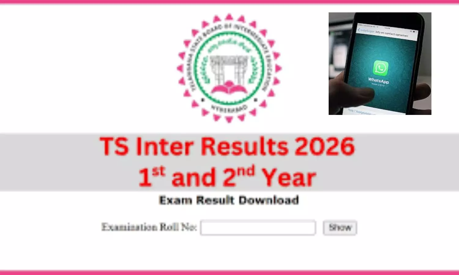 TG Inter Results 2026 via WhatsApp TG Inter Results 2026 via WhatsApp