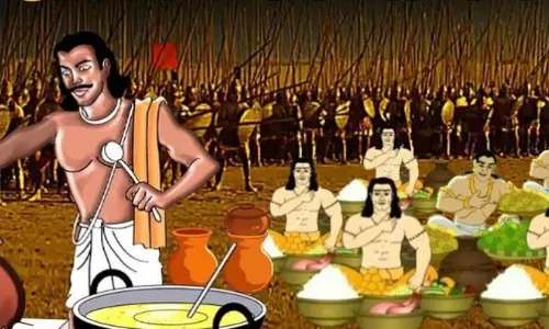 Krishna Kurukshetra food story