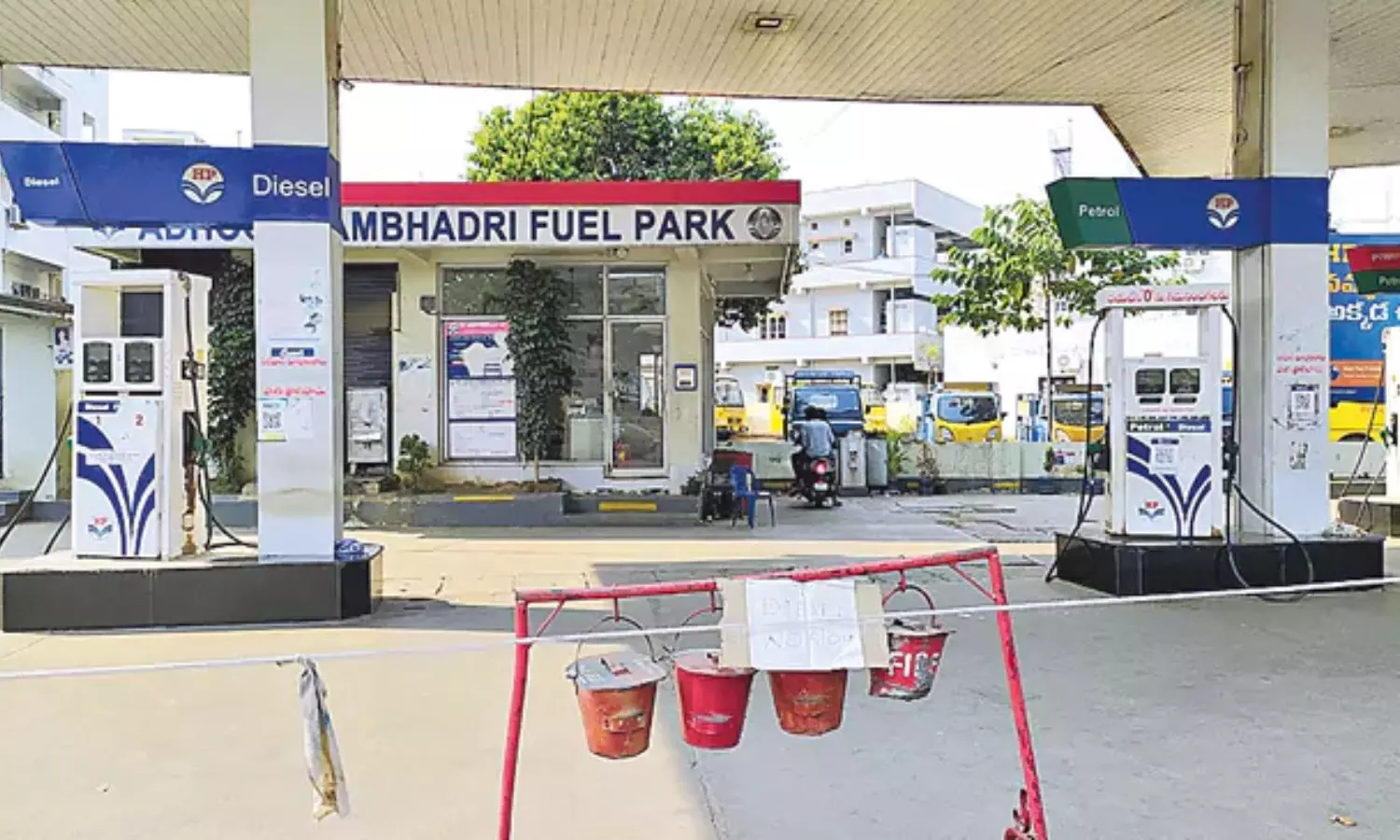 Petrol and Diesel Shortage in Telangana
