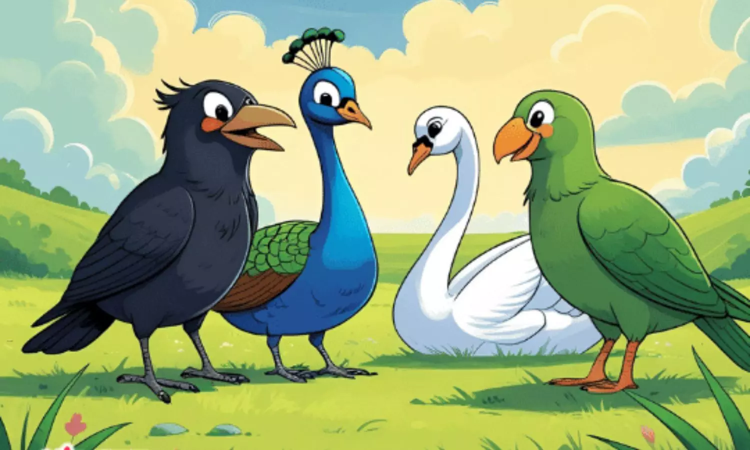 Crow Story: కాకి చెప్పిన సంతోషం కథ...మన జీవితానికి ఉపయోగపడుతుంది