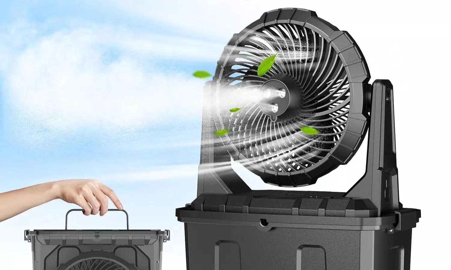 Bucket Fan cooling