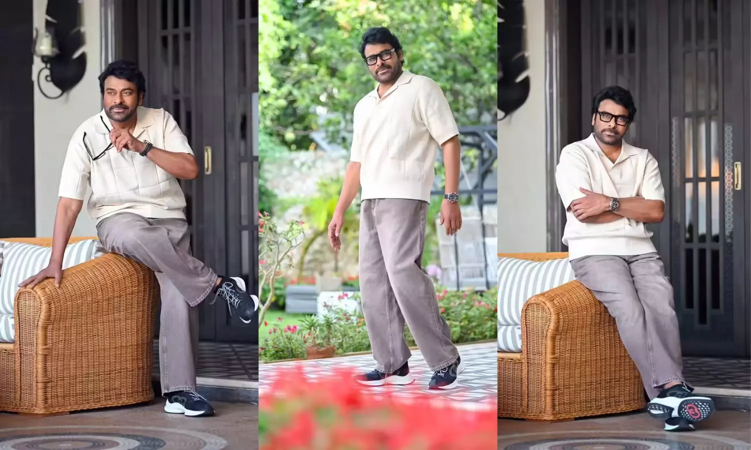 Chiranjeevi Latest Photos Viral at 70 Mega 158 Look