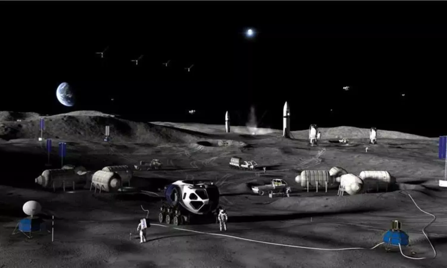 NASA Permanent Moon Base: చంద్రుడిపై శాశ్వత స్థావరాలు ఏర్పాటు దిశగా అడుగులు...కల సాకారమౌతుందా?