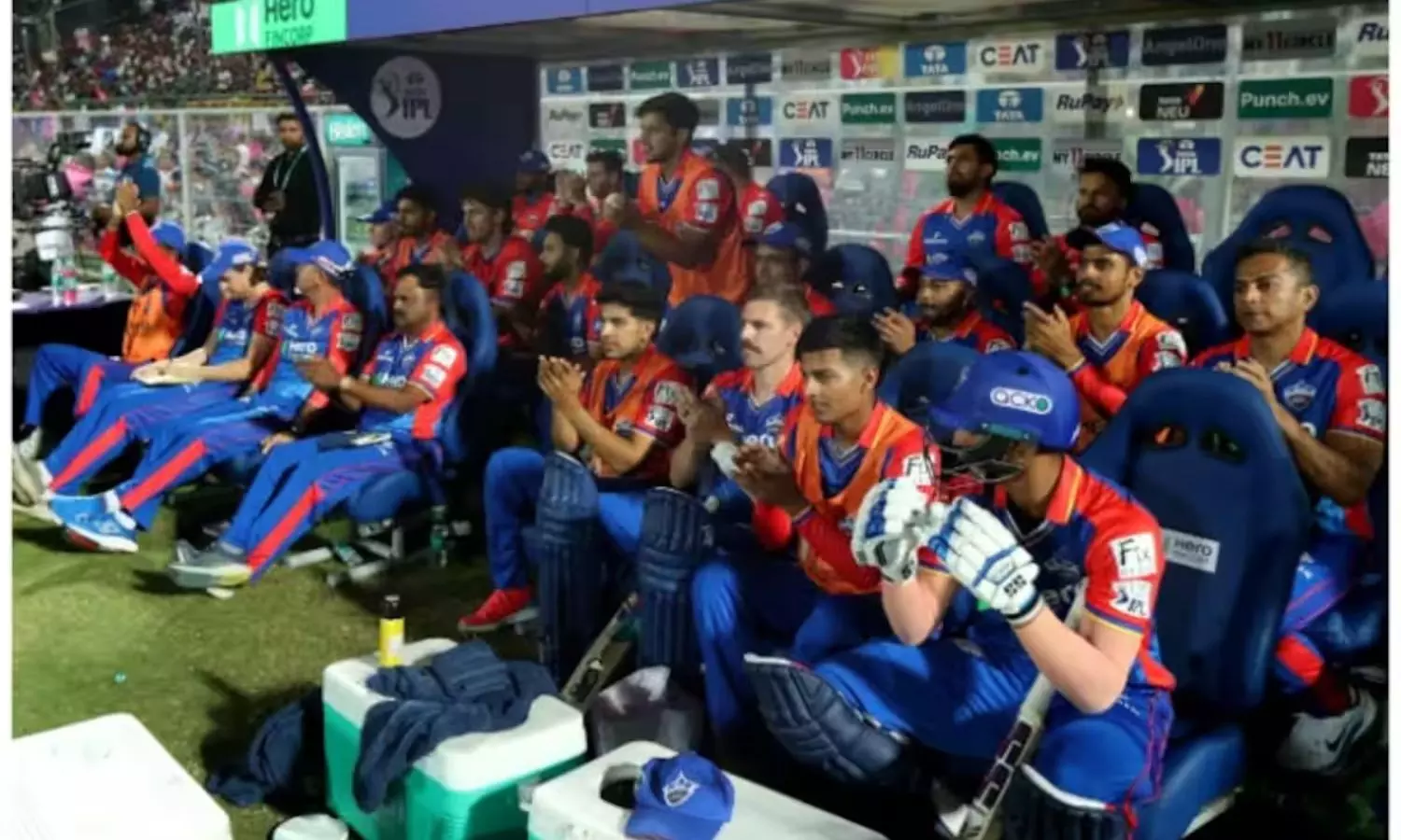 Delhi Capitals Team Bench