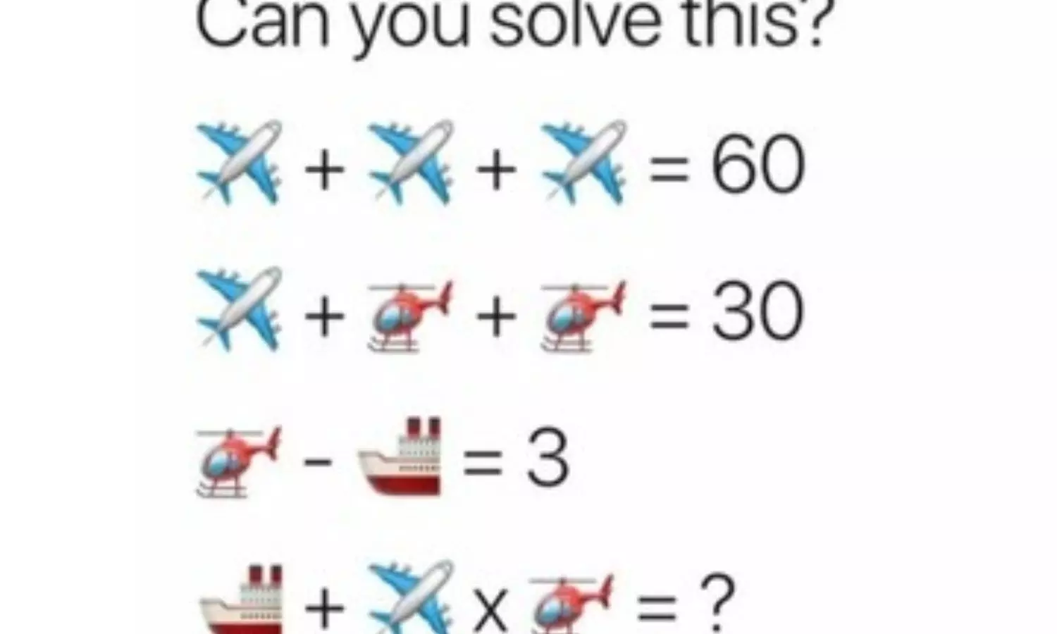 Maths Puzzle