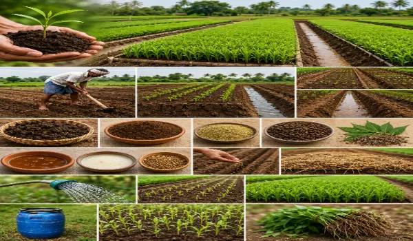 సేంద్రియ పద్ధతిలో నారు మడుల తయారీతో అధిక దిగుబడులు! సేంద్రియ పద్ధతిలో నారు మడుల తయారీతో అధిక దిగుబడులు!