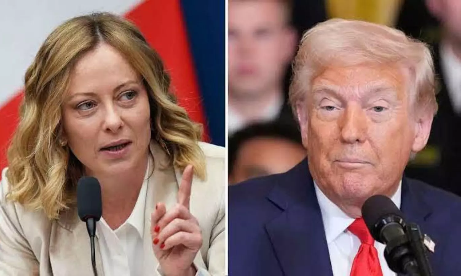 Giorgia Meloni vs Donald Trump