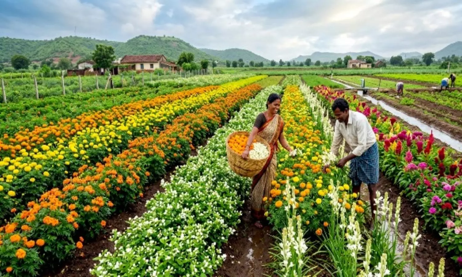 Flower farming
