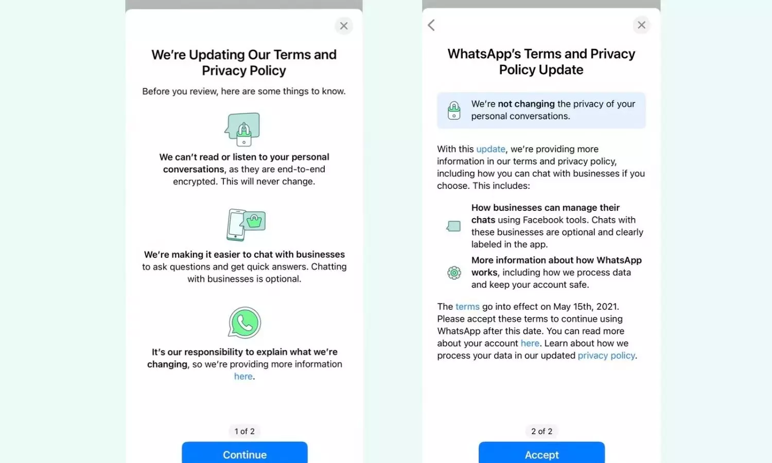 Whatsapp Privacy Update