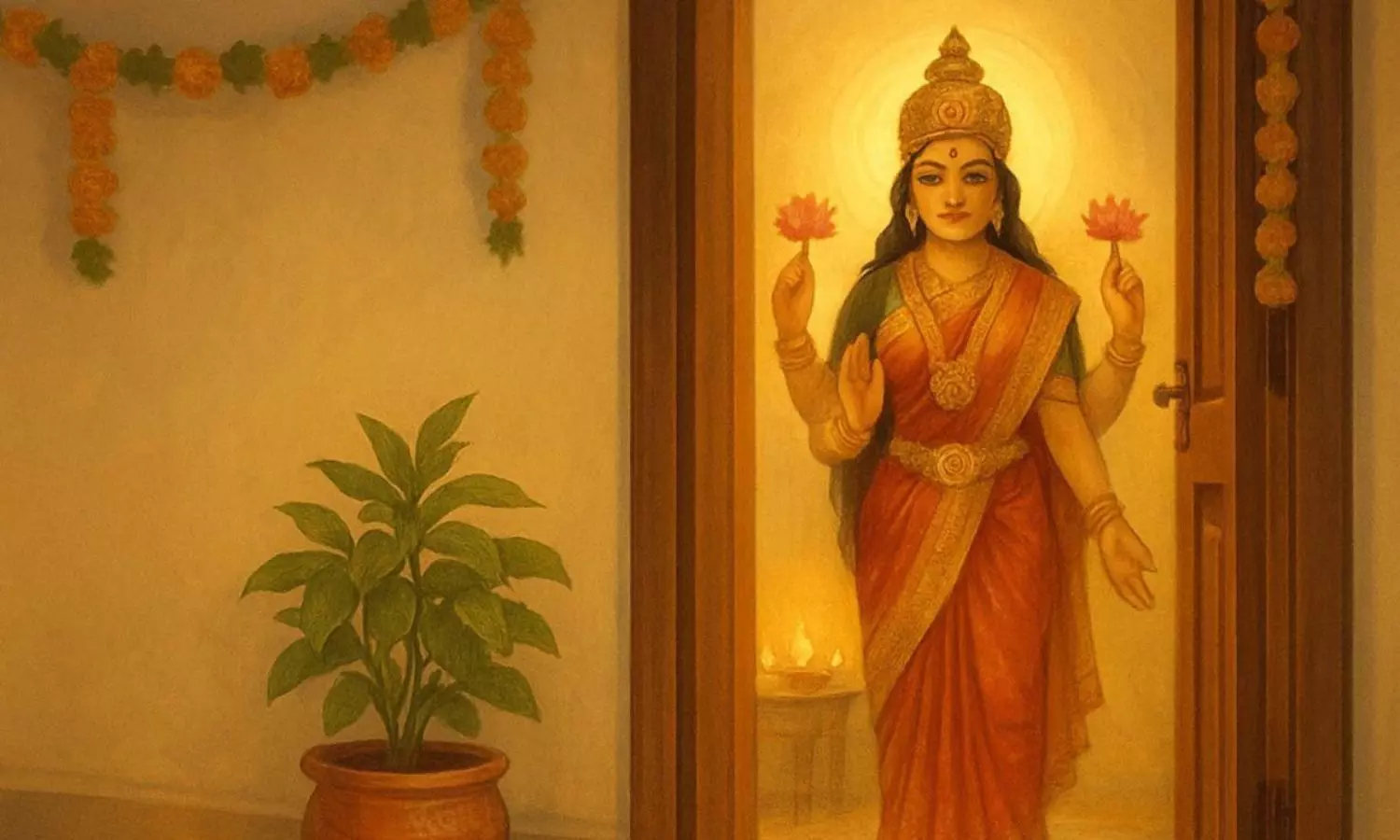 Lakshmi Devi: ఈ చిన్నపని చేస్తే చాలు... మీ ఇల్లు బంగారం అవుతుంది