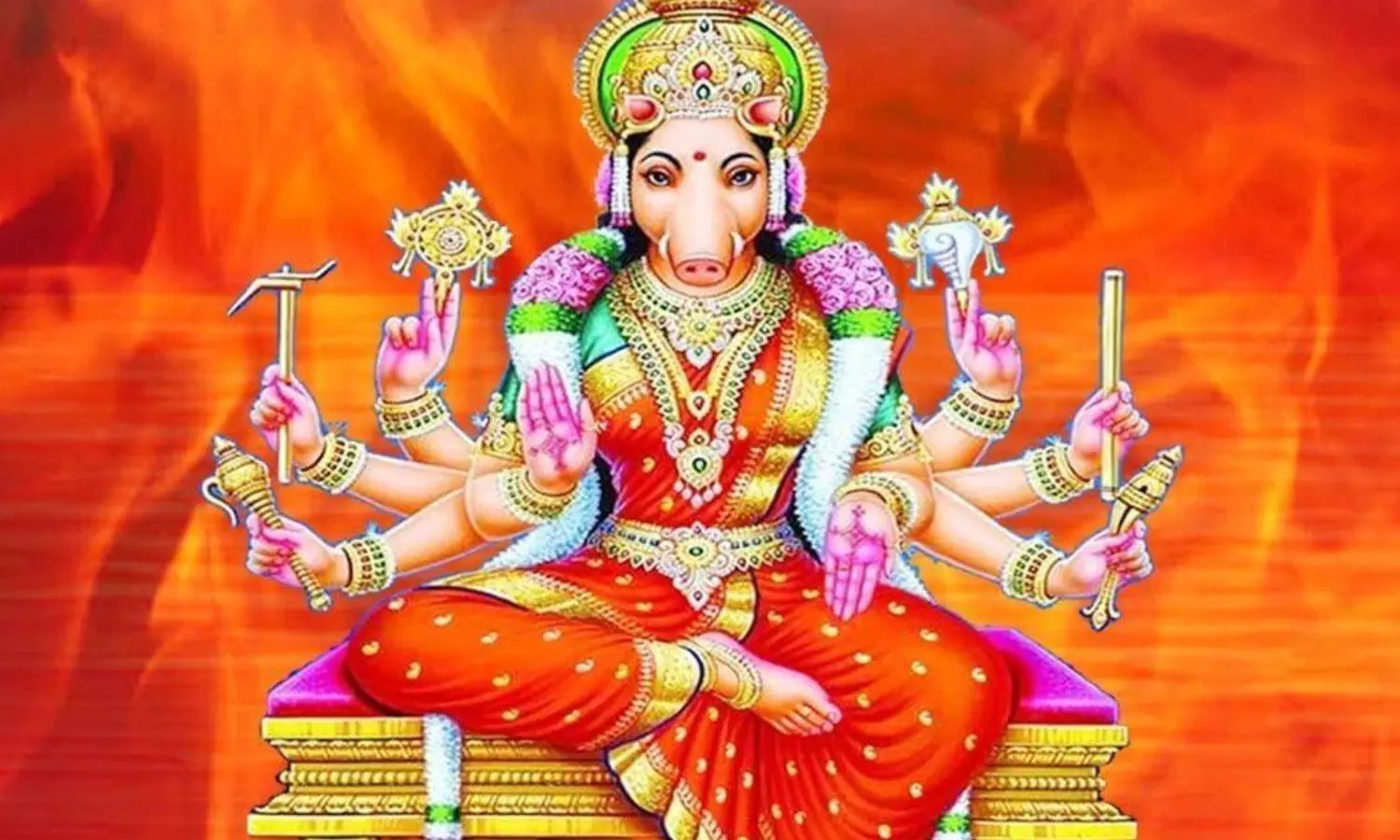 Kirata Varahi Devi: అప్పుల నుండి విముక్తి కలిగించి...ఐశ్వర్యాన్ని పెంచే కిరాత వారాహి Kirata Varahi Devi: అప్పుల నుండి విముక్తి కలిగించి...ఐశ్వర్యాన్ని పెంచే కిరాత వారాహి