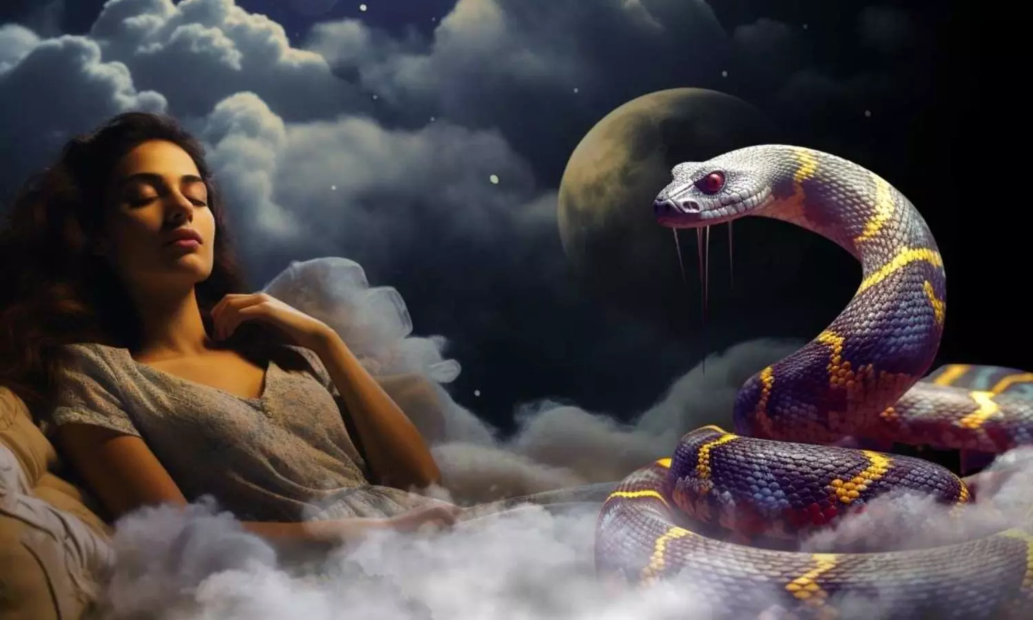 Snake Dreams Meaning: వెంటాడే పాములతో నిద్రపట్టడం లేదా...పెద్దలు చెప్పినట్టు ఈ ఇదే కారణం కావొచ్చు Snake Dreams Meaning: వెంటాడే పాములతో నిద్రపట్టడం లేదా...పెద్దలు చెప్పినట్టు ఈ ఇదే కారణం కావొచ్చు