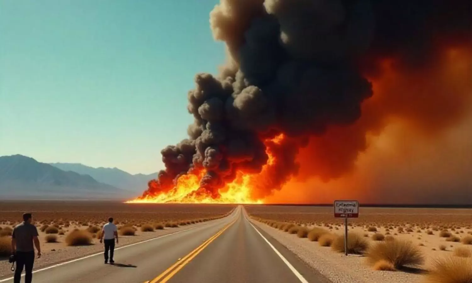 Area 51 Wildfire: మంటల్లో అమెరికా రహస్య స్థావరం... ఆందోళనకరంగా ఏరియా 51