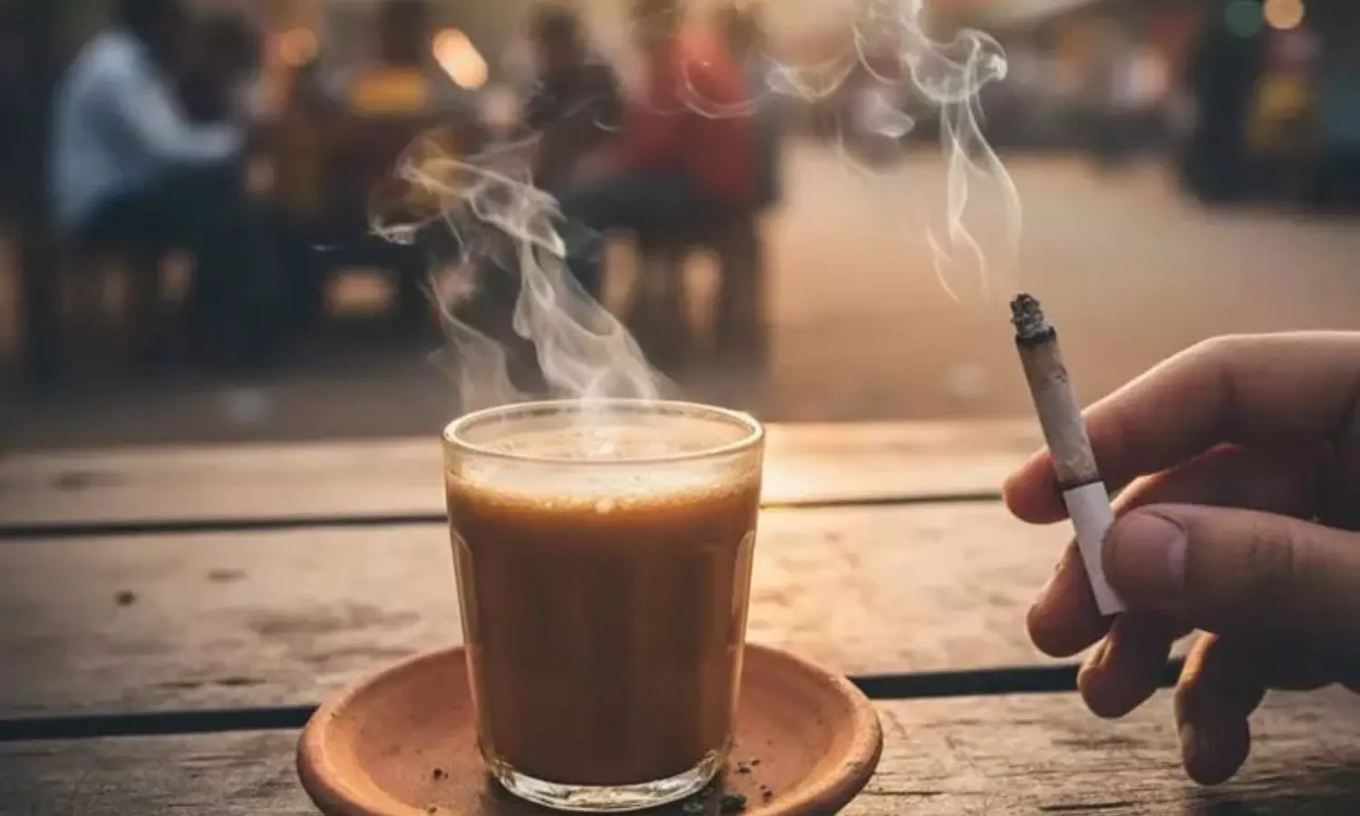 Smoking With Tea