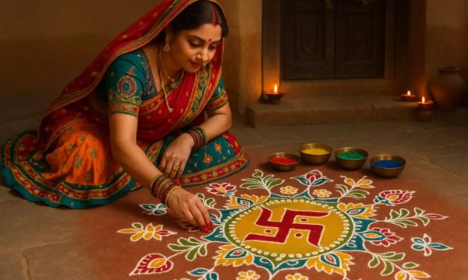 Rangoli: ఇంటిముందు ముగ్గు ఏ సమయంలో వేయాలి... మన పూర్వీకులు చెప్పిన పరమరహస్యం ఇదే Rangoli: ఇంటిముందు ముగ్గు ఏ సమయంలో వేయాలి... మన పూర్వీకులు చెప్పిన పరమరహస్యం ఇదే