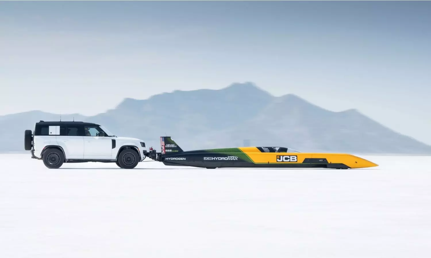 JCB Hydromax speed record