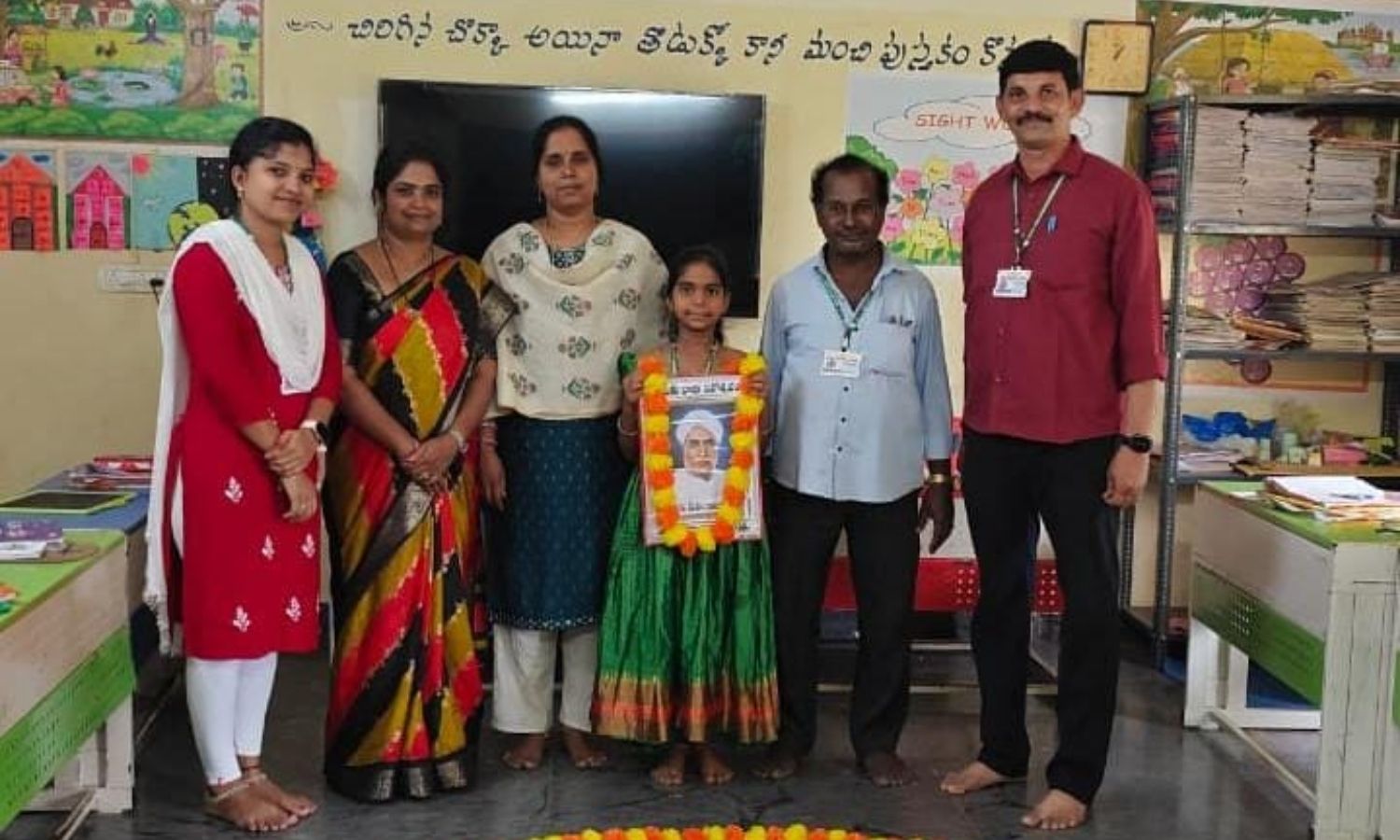 Kanchili: మకరాంపురంలో ఘనంగా తెలుగు భాషా, జాతీయ క్ర