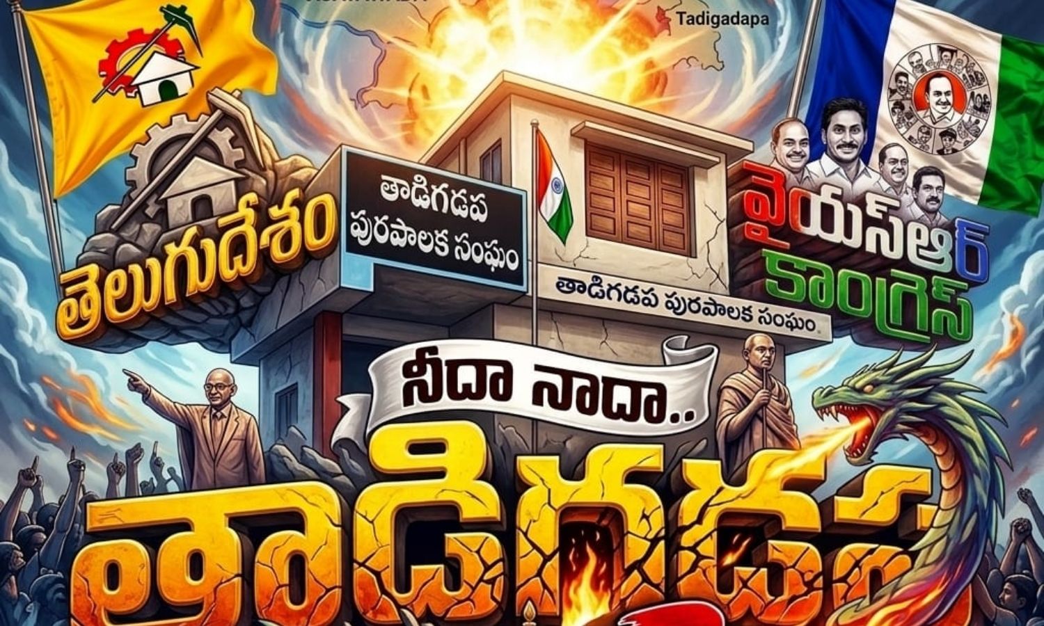 Tadigadapa: తాడిగడపలో మున్సిపల్ ఎన్నికల వేడి వైఎస్