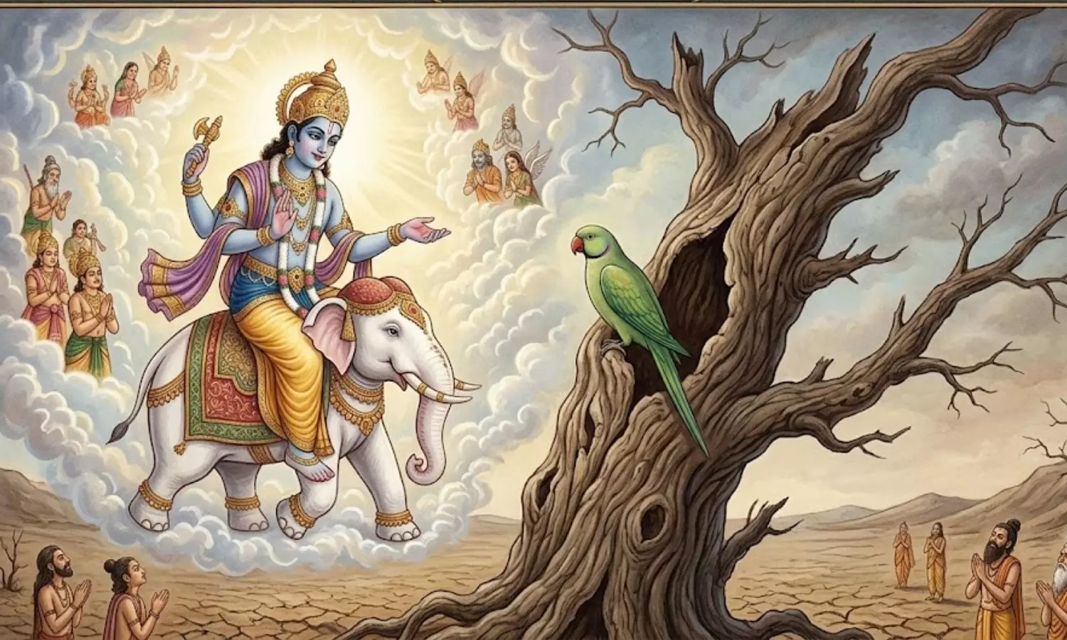 Mahabharata Parrot Story : మహాభారతంలో కనువిప్పు కలిగించే చిలుక కథ... ధర్మరాజు సంధించిన ప్రశ్నాస్త్రం