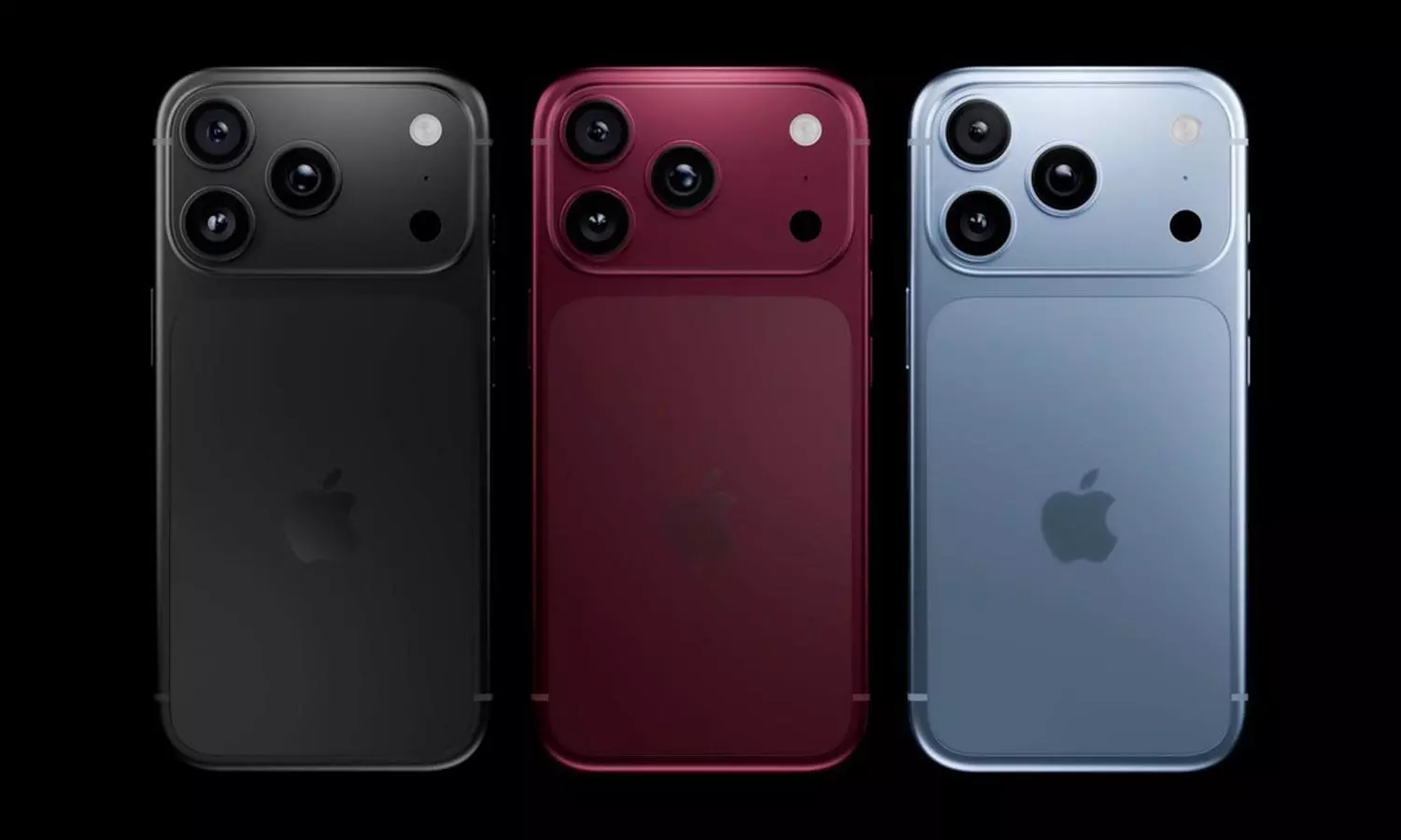 iPhone 18 Pro Max Dark Cherry Sky Blue leak
